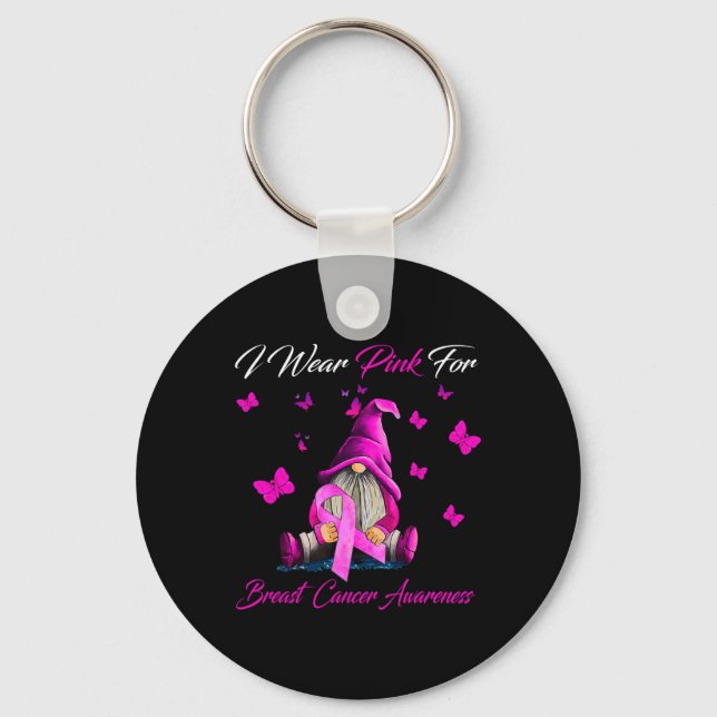 Llavero Uso Rosa Para Concienciar Sobre El Cáncer De Mama  (Anverso)