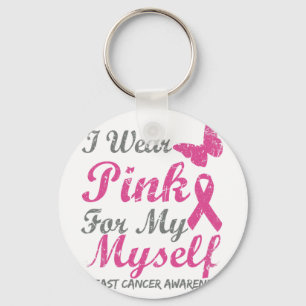 Llavero Uso Rosa Para Mi Conciencia Sobre El Cáncer De Mam