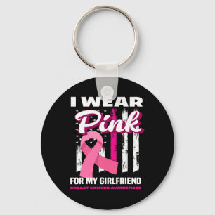 Llavero Uso Rosa Para Mi Novia Awaren Por El Cáncer De Mam