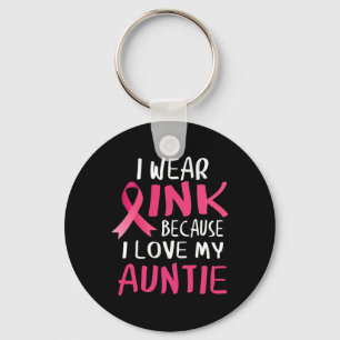 Llavero Uso Rosa Porque Amo El Cáncer De Mama De Mi Tía