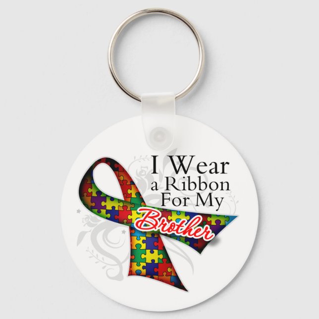 Llavero Uso una cinta de opciones para mi hermano - Concie (Anverso)