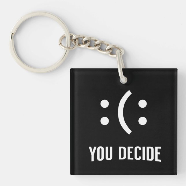 Llavero Usted decide el diseño de modos de Emoji (Frente)