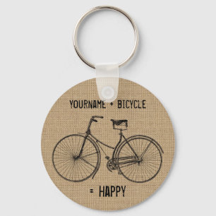 Llavero Usted más la bicicleta iguala el saco natural