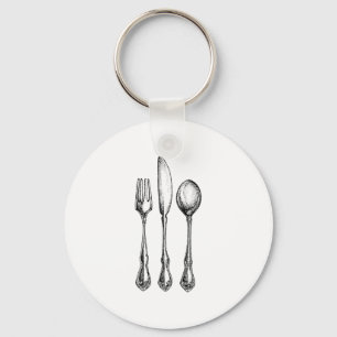 LLAVERO UTENSILIOS... KNIFE, FORK, SPOON
