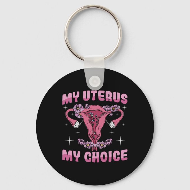Llavero Uterus Mi Elección Ovario Cirugía Uterus Hysterect (Anverso)