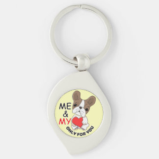 Llavero UTILICE SU CORAZÓN_Metalizado Amarillo