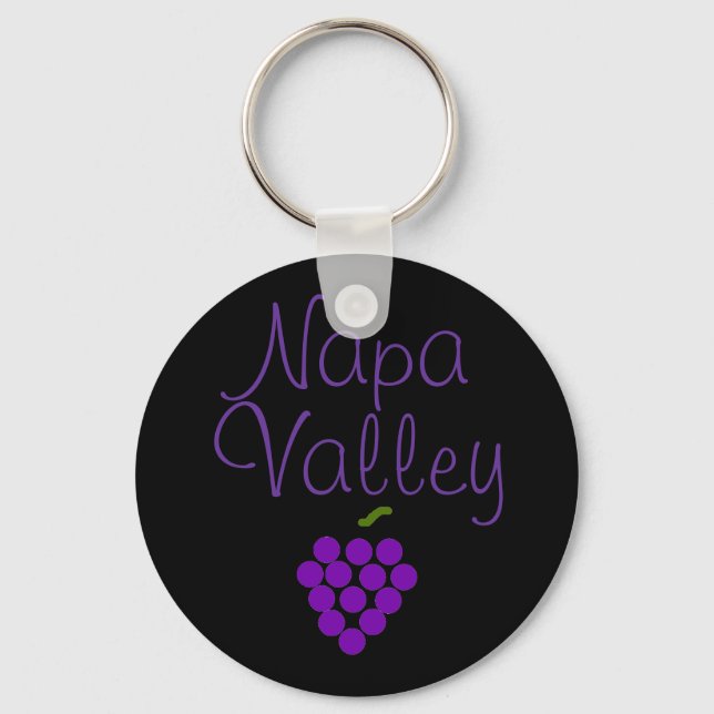 Llavero Uvas de viñedos del valle de Napa (Anverso)
