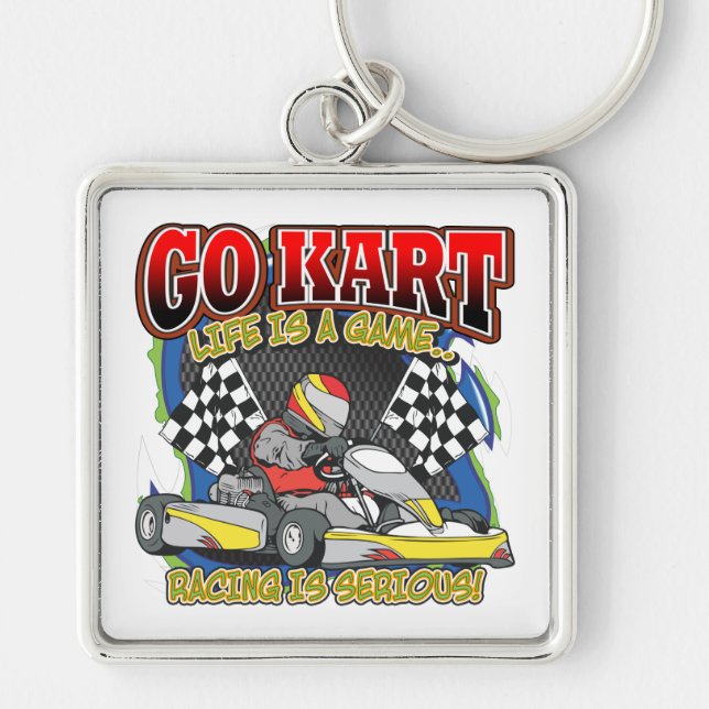 Llavero Va la vida de Kart (Frente)