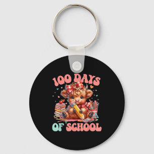 Llavero Vaca linda 100 días de diversión escolar para maes