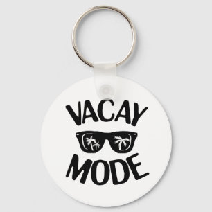 Llavero Vacaciones Art Vacay Mode Word Text Art Apron Plus