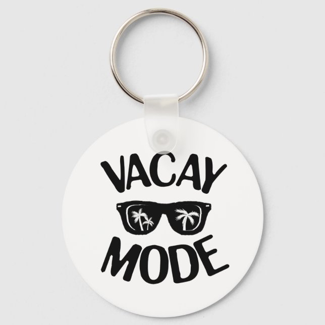 Llavero Vacaciones Art Vacay Mode Word Text Art Apron Plus (Anverso)