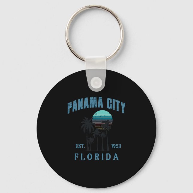 Llavero Vacaciones Ciudad de Panamá Florida Est 1953 Veran (Anverso)