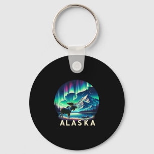 Llavero Vacaciones de alce para ver aurora boreal en Alask