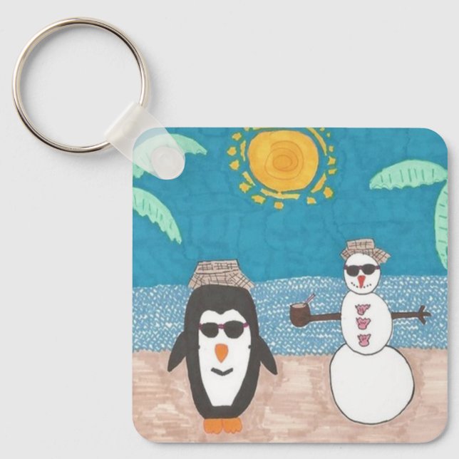 Llavero Vacaciones de navidades (Anverso)