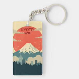 Llavero vacaciones de viaje retro vintage kyoto Japón