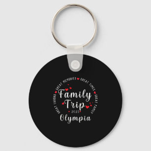 Llavero Vacaciones en la ciudad de Olympia para familias, 
