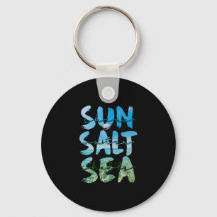 Llavero Vacaciones en la playa olas del océano sol diversi