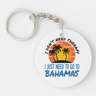Llavero Vacaciones en las Bahamas Terapia de viaje a la pl