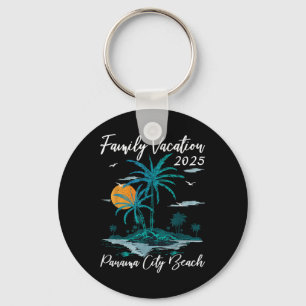 Llavero Vacaciones familiares bajo palmeras 2025 Florida C