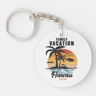 Llavero Vacaciones Familiares Hawái 2026 Tropical