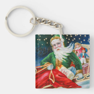 Llavero Vacaciones navideñas vintage
