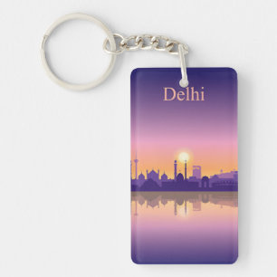 Llavero vacaciones retro vintage de viaje INDIA Delhi