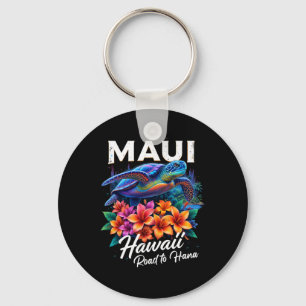 Llavero Vacaciones Tortuga Playa Océano Maui Hawaiano H