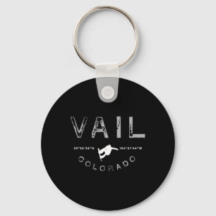 Llavero Vail Colorado Graphic Vintage Snowboarding T