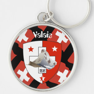 Llavero Valais / Wallis Suisse-Schweiz Schlüsselanhänger
