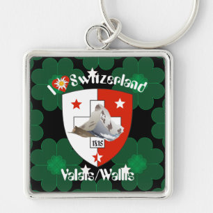 Llavero Valais / Wallis Suisse-Schweiz Schlüsselanhänger