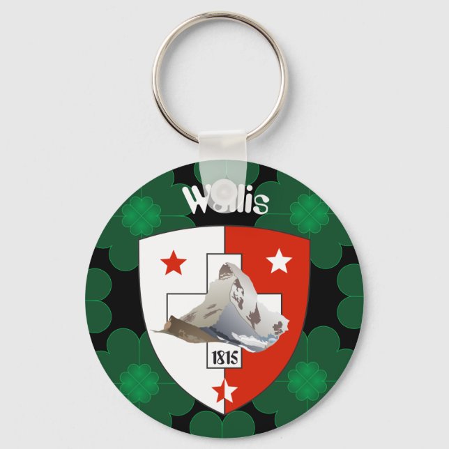 Llavero Valais / Wallis Suisse-Schweiz Schlüsselanhänger (Anverso)