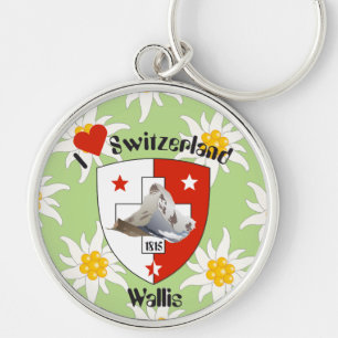 Llavero Valais / Wallis Suisse-Schweiz Schlüsselanhänger