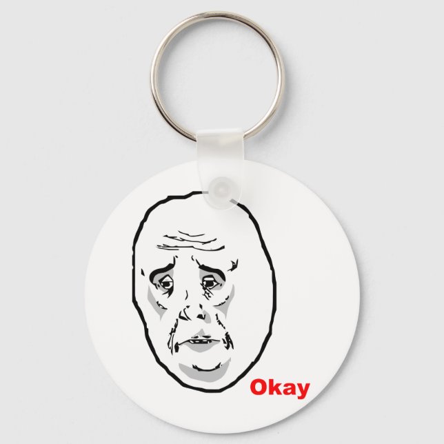 Llavero Vale Guy Rage Face Meme (Anverso)