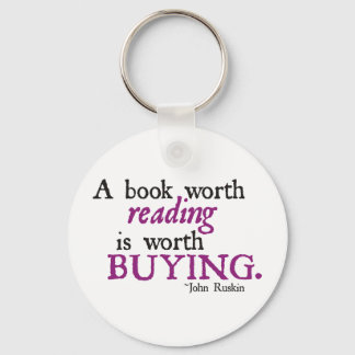 Llavero Vale la pena comprar un libro que vale la pena lee