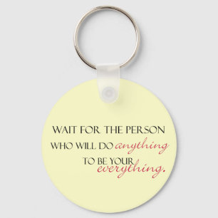 Llavero Vale la pena la espera