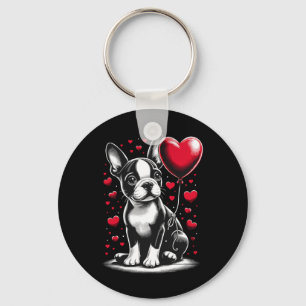 Llavero Valen, dueño de un perro El día de San Valentín de