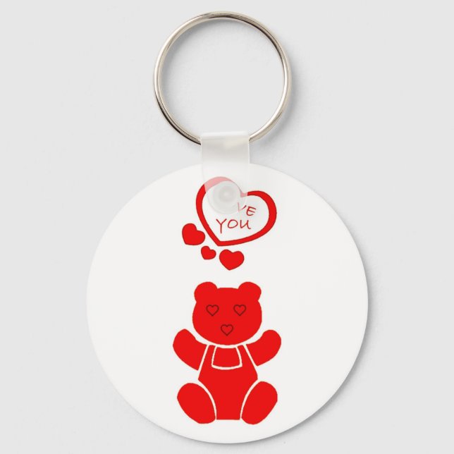 Llavero Valentine Bear Keychain (Anverso)