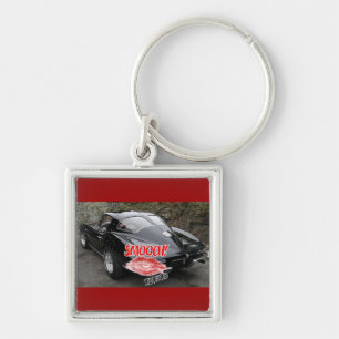 Llavero Valentine Black Split Window Corvette Classic