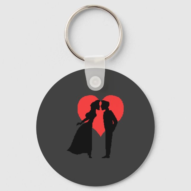 Llavero Valentine Couple Keychain (Anverso)