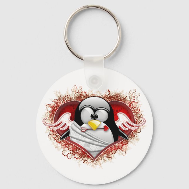 Llavero Valentine Cupid Tux (Anverso)