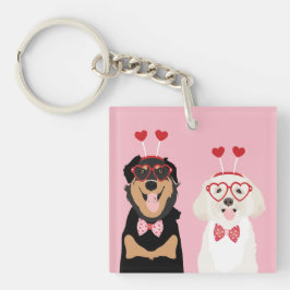 Llavero Valentine Dogs Rottweiler Maltipoo Puppy
