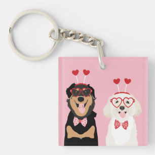 Llavero Valentine Dogs Rottweiler Maltipoo Puppy