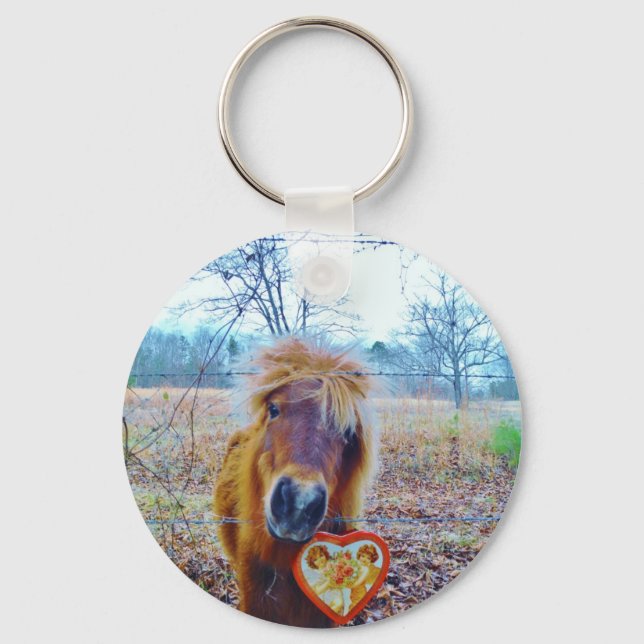 Llavero Valentine Heart Horse (Anverso)