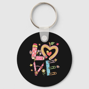 Llavero Valentine Love Teachers Mujeres Coquette Love Hear