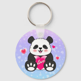 Llavero Valentine Panda en el amor