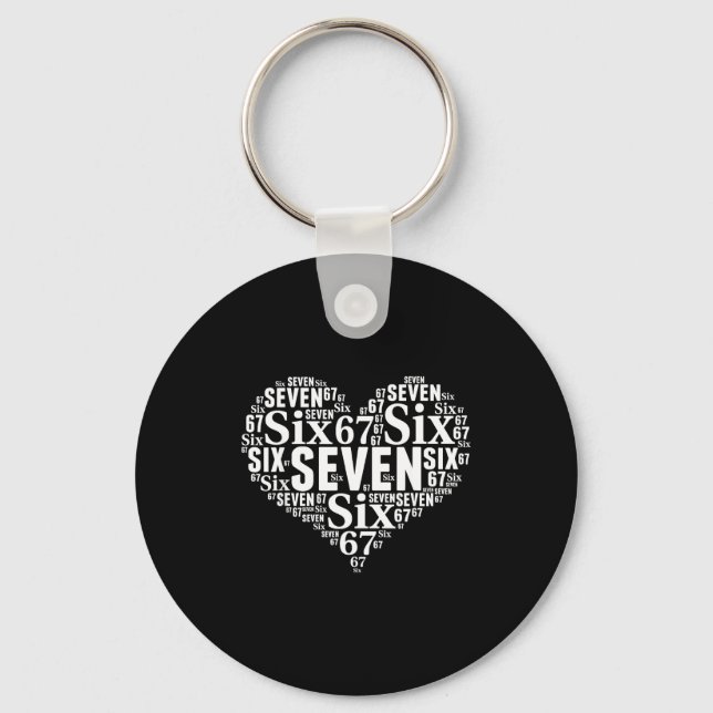 Llavero Valentine’s Day 67 Meme 67th Birthday 6 7 Valentin (Anverso)