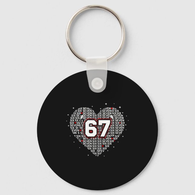 Llavero Valentines Day Six Seven 67 Meme 6 7 Heart Boys Gi (Anverso)