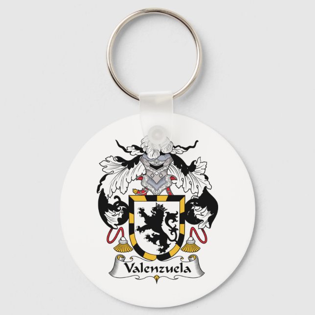 Llavero Valenzuela Family Crest (Anverso)