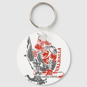 Llavero Valhalla - orgullo de Viking - diseño del escudo 