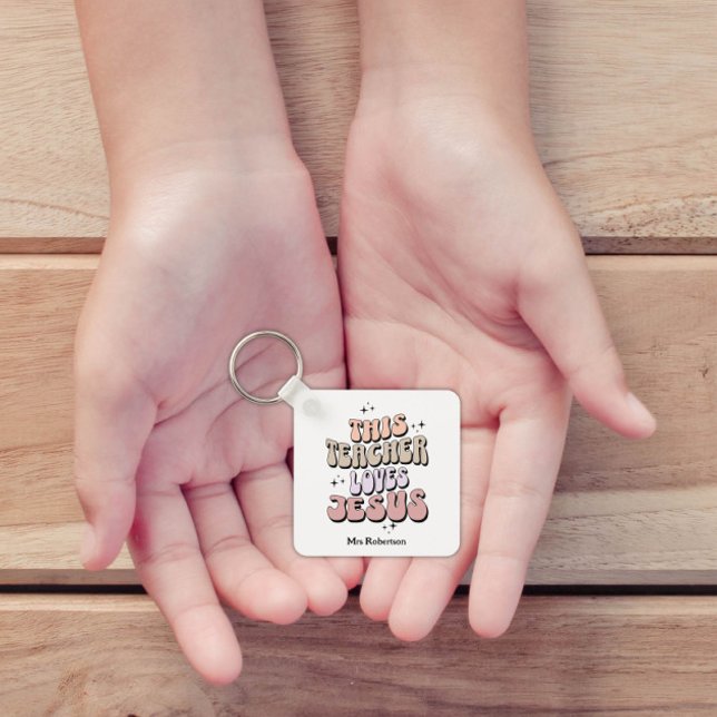 Llavero Valoración personalizada de los profesores retro d (Subido por el creador)